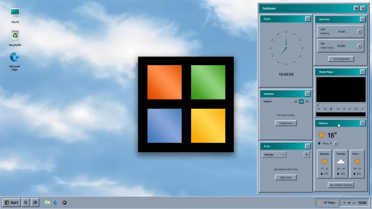 Windows Classic Remastered, Windows concept, giao diện Windows, Windows 11, Windows XP, Windows 98