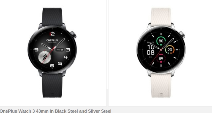 OnePlus Buds 4, OnePlus Watch 3 43mm, đồng hồ thông minh OnePlus, tai nghe OnePlus, Wear OS