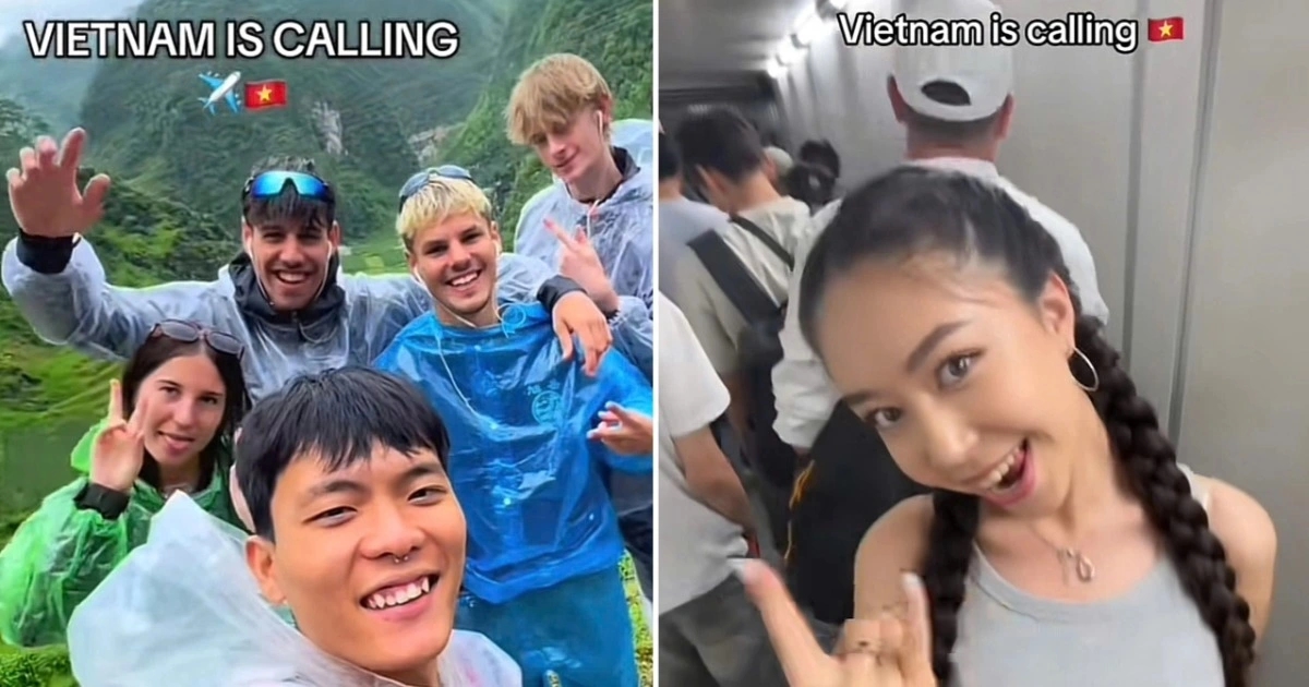 Vietnam is calling, du lịch Việt Nam, trend du lịch, khách quốc tế, video Tiktok