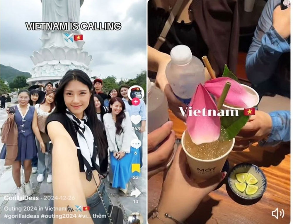 Vietnam is calling, du lịch Việt Nam, trend du lịch, khách quốc tế, video Tiktok
