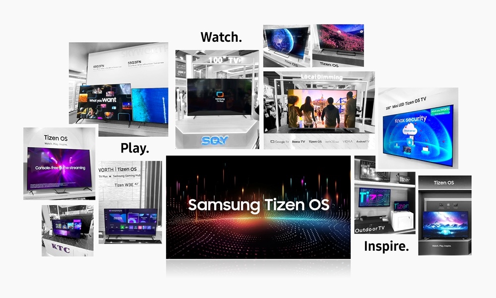 Tizen OS, Samsung, smart TV, hệ điều hành TV, Android TV, Roku