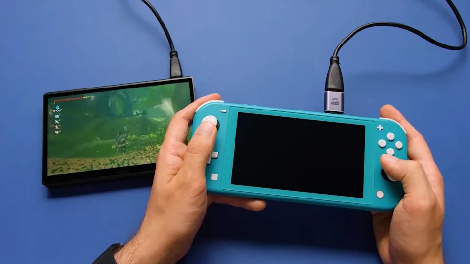 Nintendo Switch Lite, SUPER5 OLED Touch HDMI, Retro Remake, Taki Udon, HDMI output, mod Nintendo, chơi game trên TV