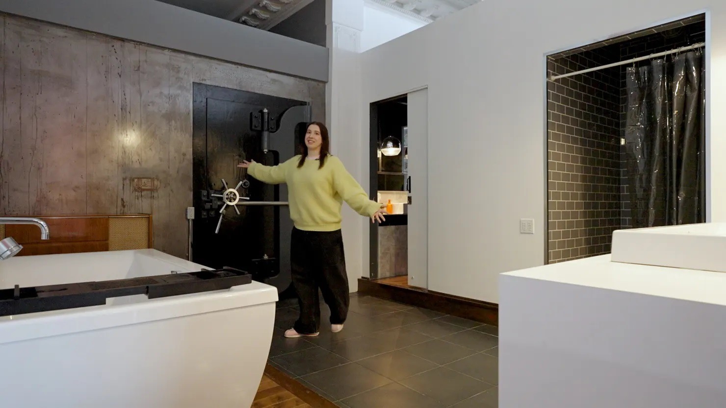 Ngân hàng cũ, nhà đẹp, cải tạo nhà, căn hộ độc lạ, Montreal, bất động sản, Marianne Plaisance, nhà sáng tạo