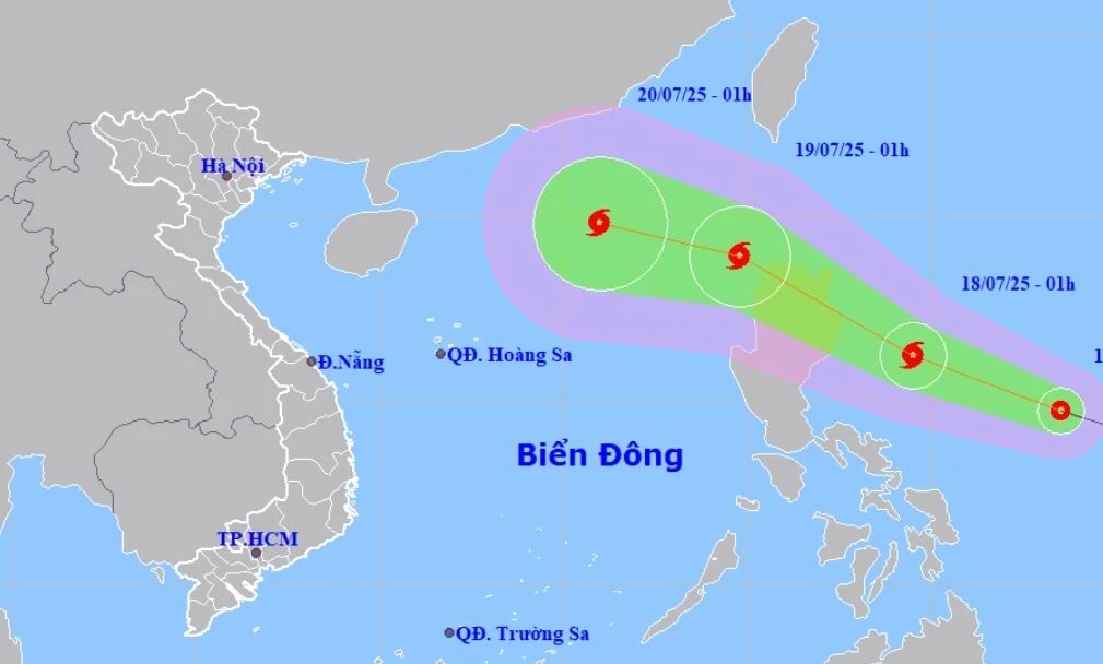 Áp thấp nhiệt đới, bão mạnh, Biển Đông, Philippines