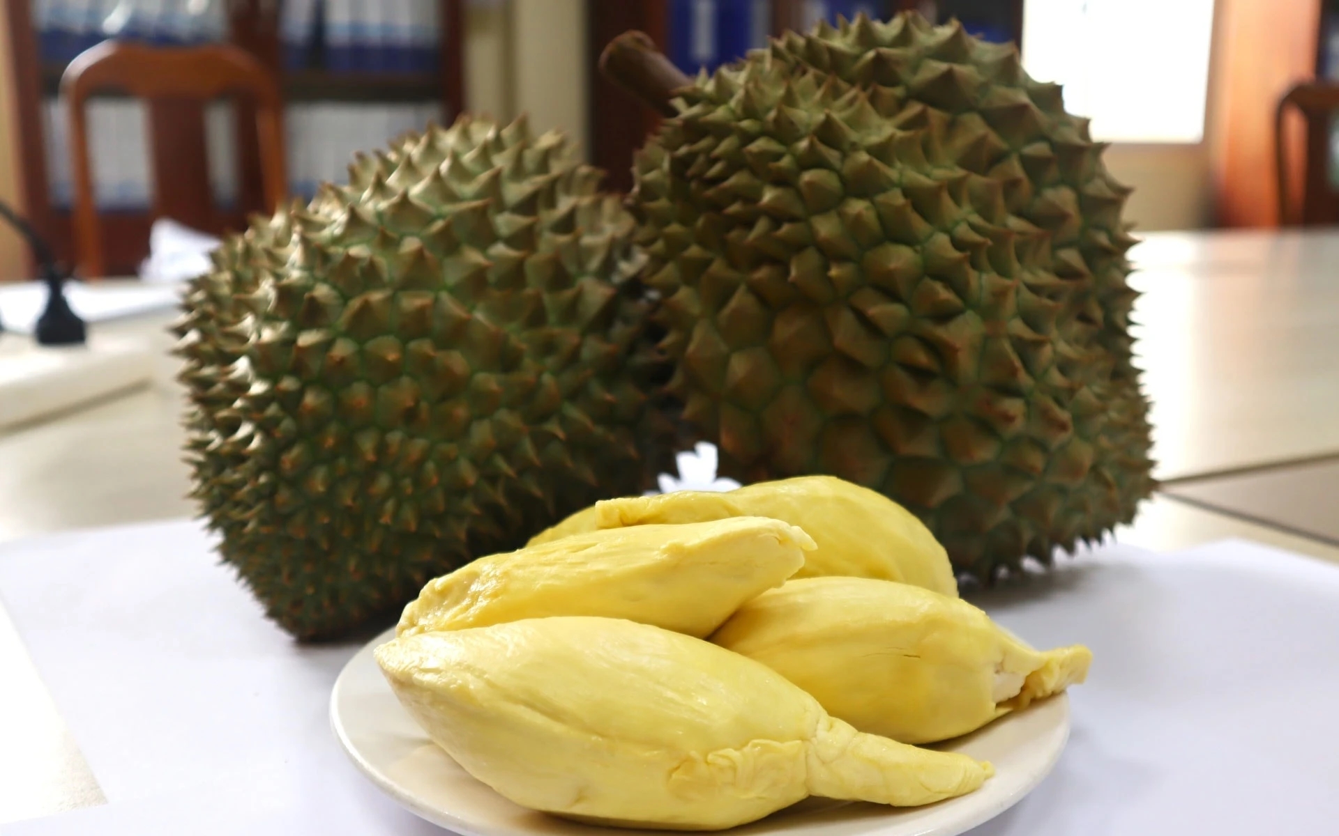 Trần Bá Dương, Thaco Agri, sầu riêng Monthong, Emart, nông sản Thaco, trái cây sạch, bán lẻ hiện đại
