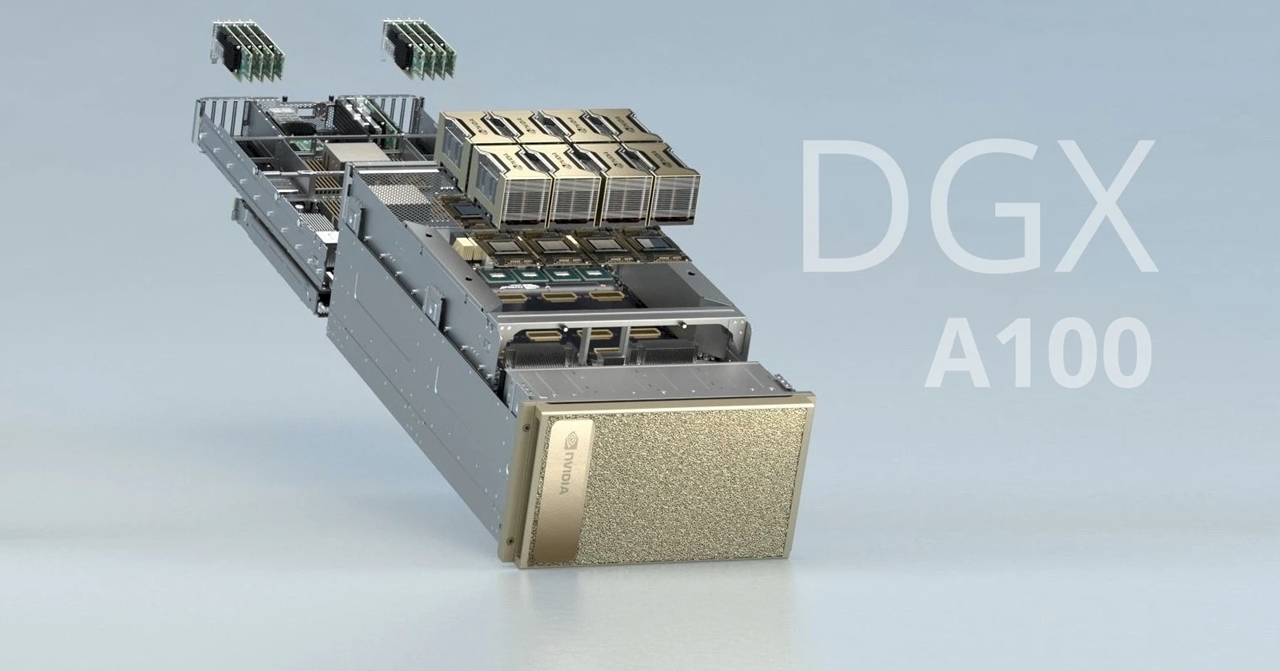Nvidia A100, chip AI, Dược sĩ Tiến, ChatDST, LeadTek, GPU Nvidia, máy chủ AI, ChatGPT, VRAM 960 GB