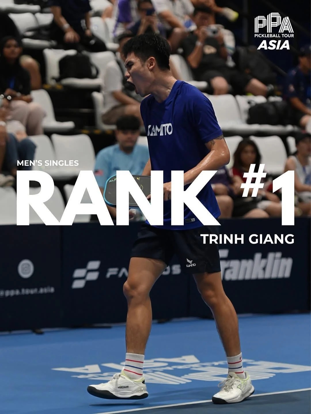 Trịnh Linh Giang, PPA Tour Asia, pickleball Việt Nam, BXH PPA, số 1 châu Á