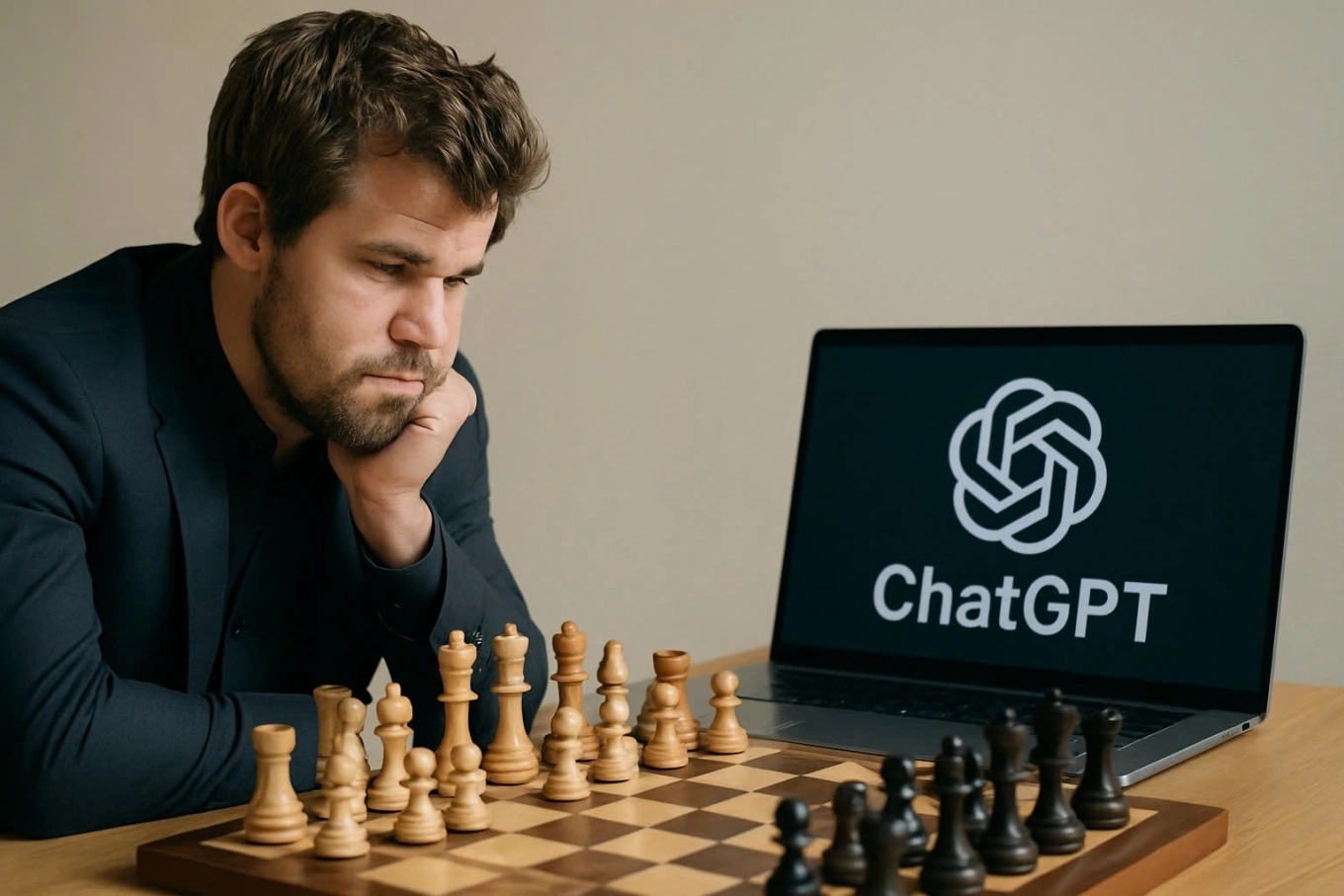 Magnus Carlsen, Elo 1800, ChatGPT chơi cờ, Carlsen vs ChatGPT, AI chơi cờ vua