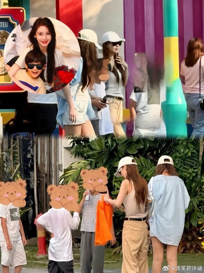 Huỳnh Hiểu Minh, Angelababy, Tiểu Bọt Biển, Tuần lễ thời trang Paris, tin đồn tái hợp
