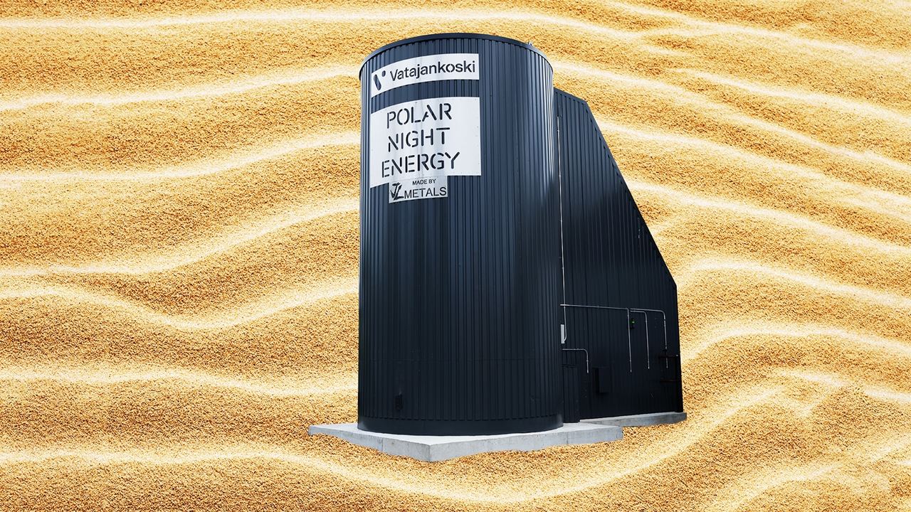 Pin cát, lưu trữ nhiệt, năng lượng tái tạo, Polar Night Energy, năng lượng sạch