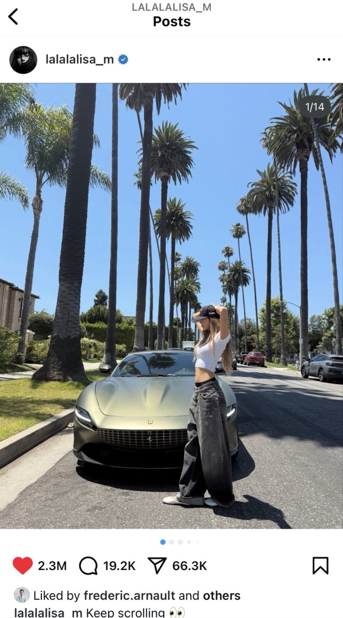 Lisa Blackpink, Lisa xăm chữ dream, Lisa và Frédéric Arnault, Lisa tình cảm