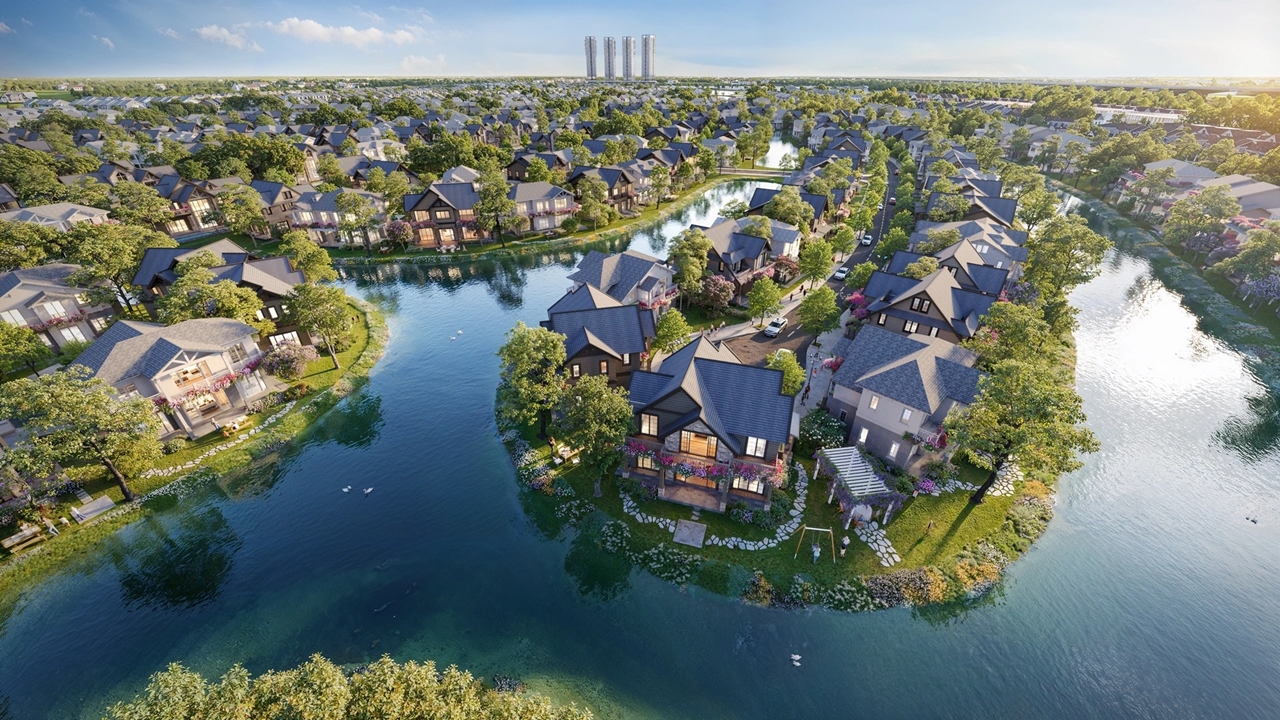 Biệt thự đảo Ecopark, Retreat Island, Ecopark miền Nam, biệt thự mặt nước, Eco Retreat