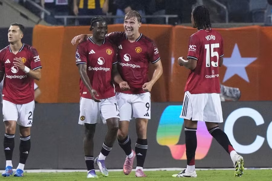Ruben Amorim, Hojlund, Dorgu, Man Utd, giao hữu hè, Bournemouth