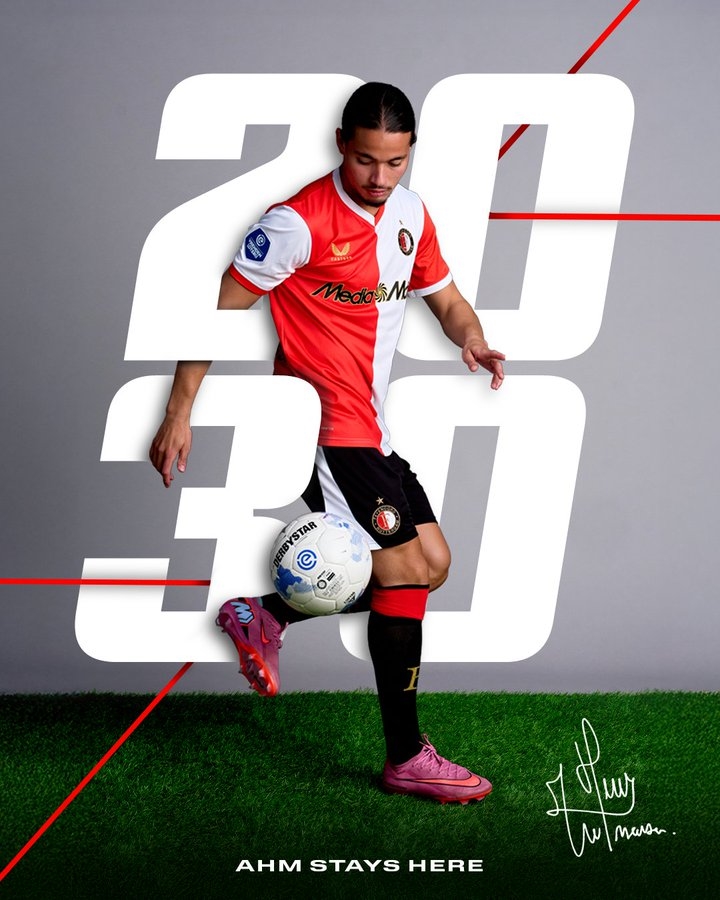 Hadj Moussa, Feyenoord, hợp đồng mới, chuyển nhượng Feyenoord, Benfica, cầu thủ Algeria