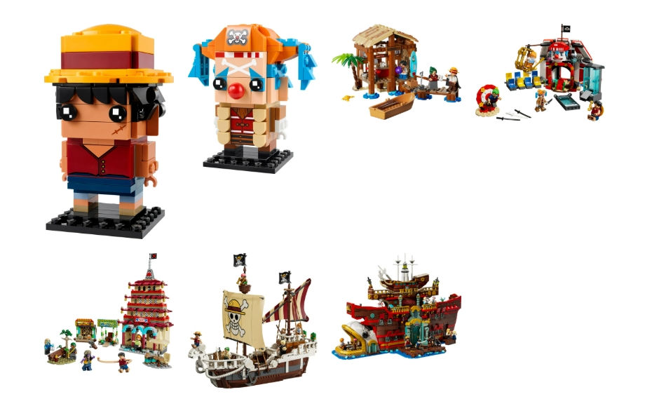 Lego tháng 8/2025, Lego One Piece, Lego Star Wars mới, Lego Marvel, Lego Technic, Lego mới ra mắt