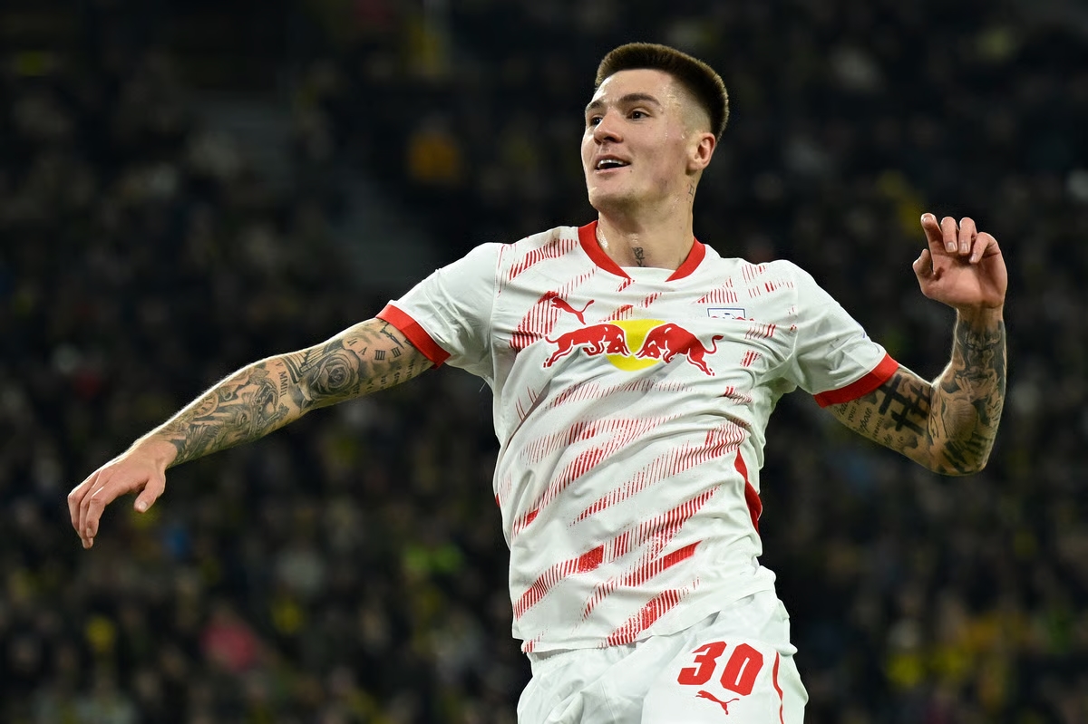 Benjamin Sesko, RB Leipzig, chuyển nhượng Sesko, Manchester United, Newcastle United, Marcel Schäfer