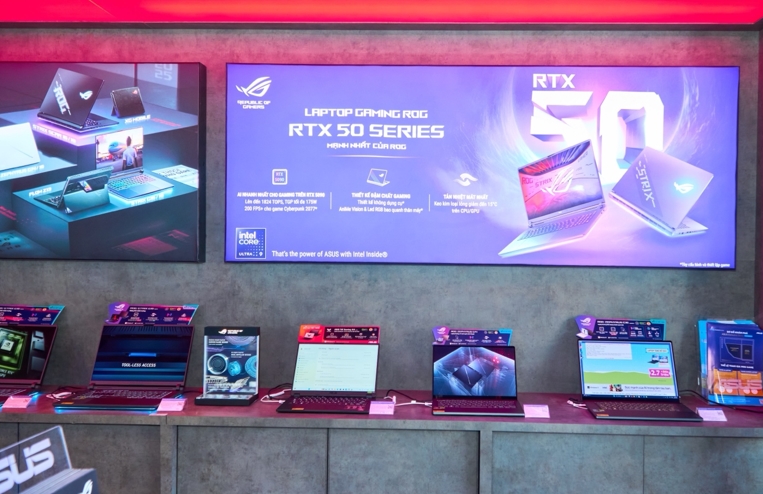 ASUS, ASUS Exclusive Store, laptop ASUS, cửa hàng trải nghiệm ASUS, Phong Vũ, laptop AI, Copilot+ PC, ASUS TP.HCM
