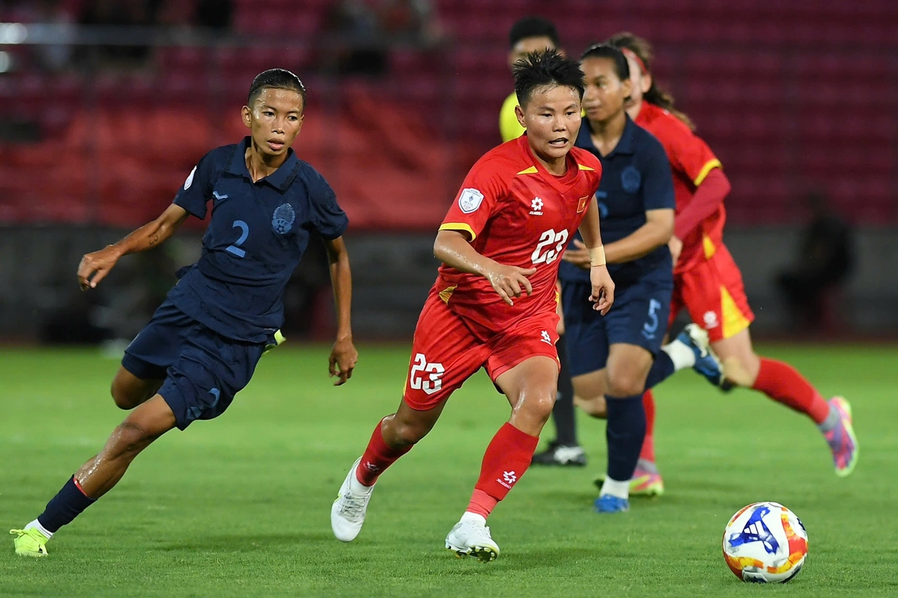 Tuyển nữ Việt Nam, AFF Cup nữ 2025, Việt Nam vs Campuchia, bóng đá nữ Đông Nam Á