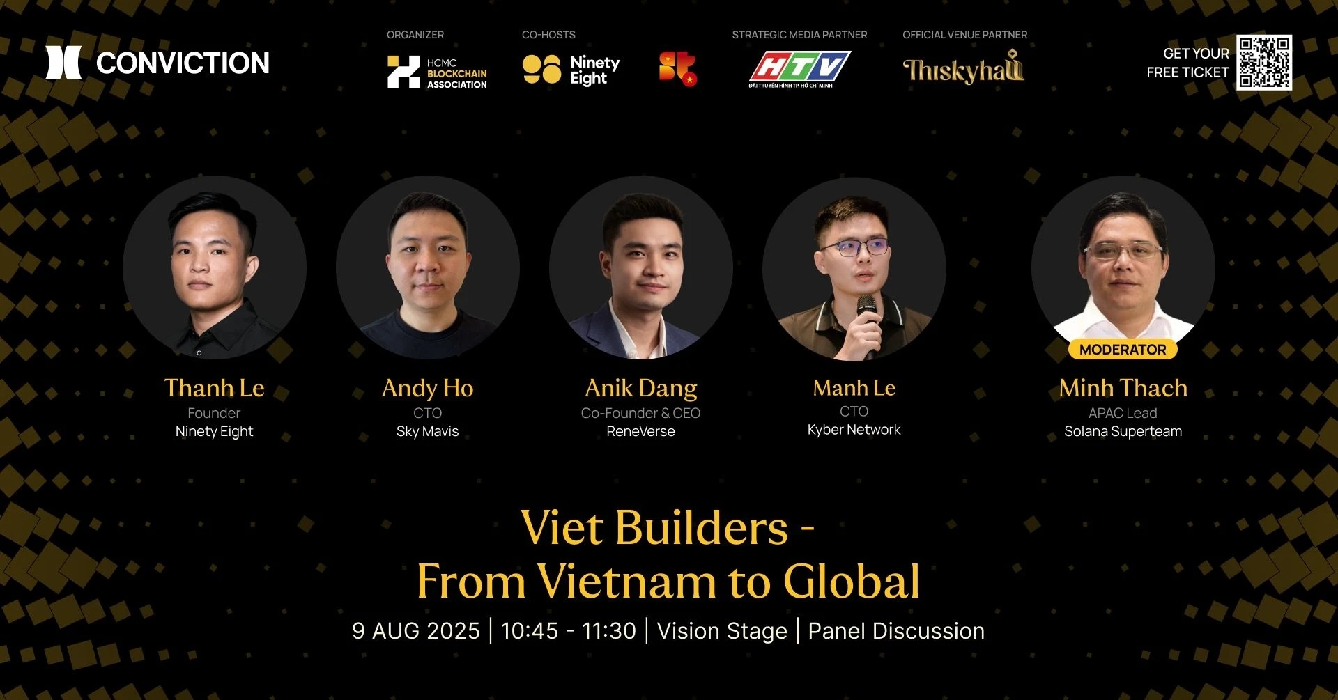 Conviction 2025, blockchain, AI, tài sản số, pháp lý tài sản số, phát triển Web3, chuyển đổi số, tọa đàm công nghệ