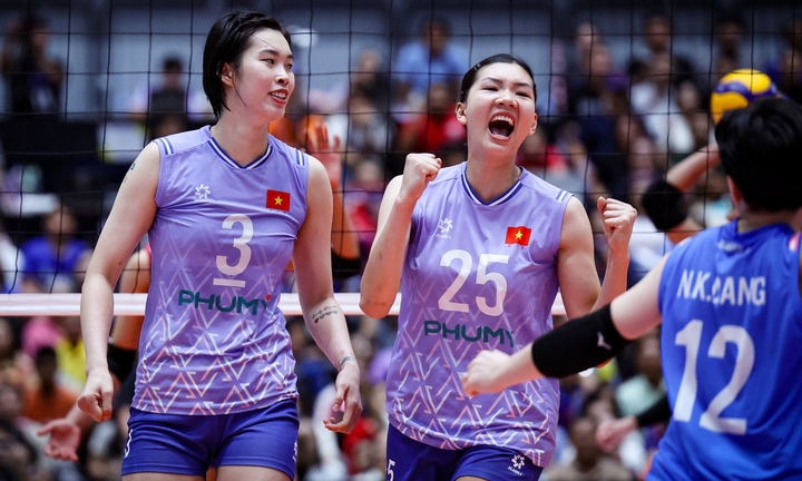 Bóng chuyền nữ Việt Nam, SEA V-League 2025, Thái Lan, chiến thắng lịch sử, Nguyễn Thị Bích Tuyền, Trần Thị Thanh Thúy