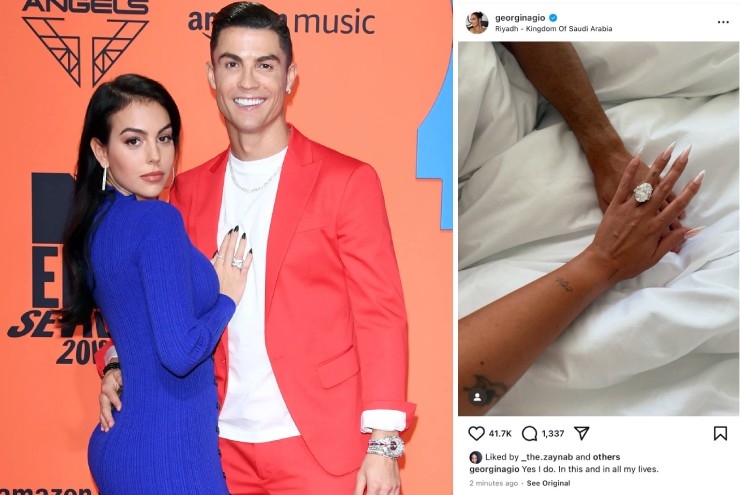 Ronaldo cầu hôn, Ronaldo và Georgina, Cristiano Ronaldo, Georgina Rodriguez