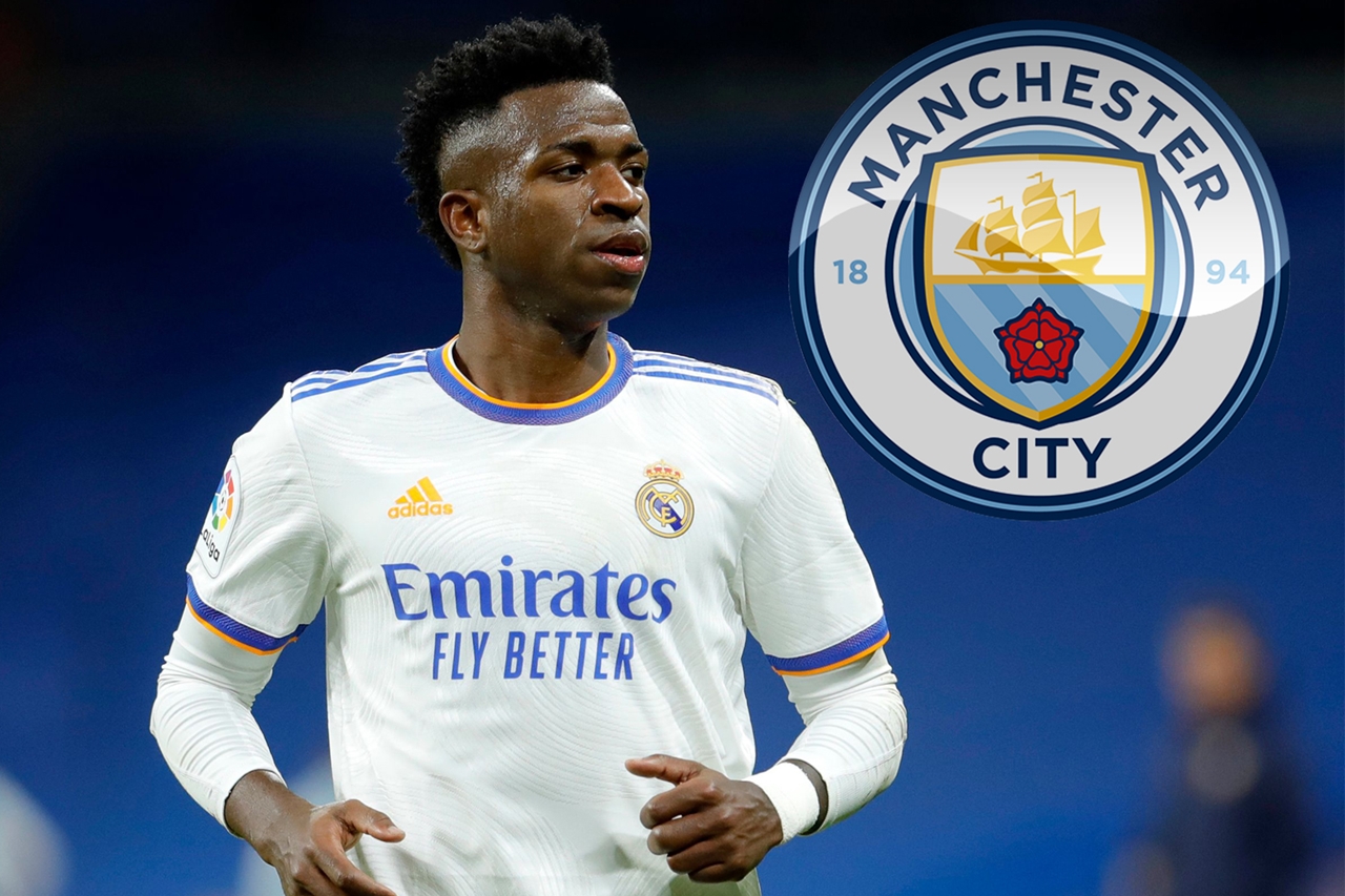 Vinicius đàm phán với Man City, Vinicius rời Real Madrid, Man City chiêu mộ Vinicius, Vinicius Junior sang Premier League
