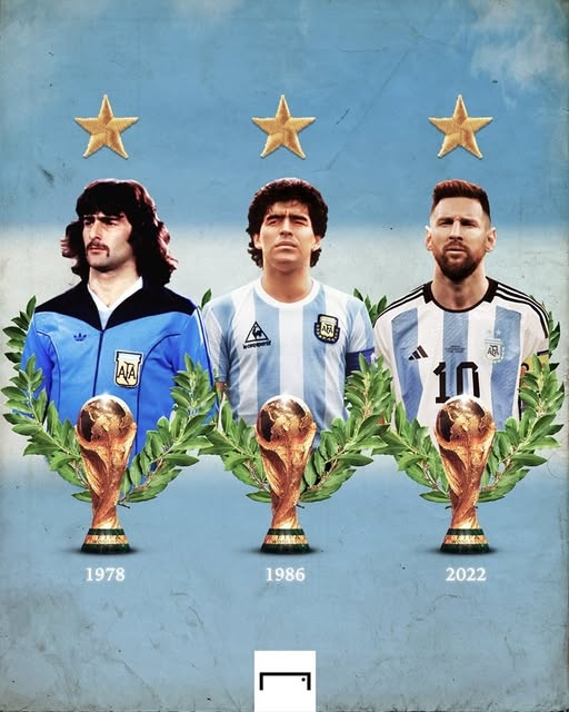 Di Maria, đội hình huyền thoại Argentina, Messi, Maradona, De Paul, Kempes, Passarella