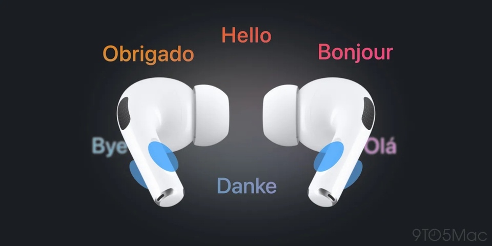 AirPods Pro 2, Apple Live Translation, dịch trực tiếp, tai nghe thông minh