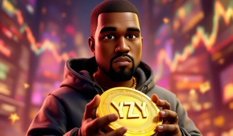 Kanye West coin, memecoin YZY, YZY MONEY, tiền mã hóa, giao dịch nội gián