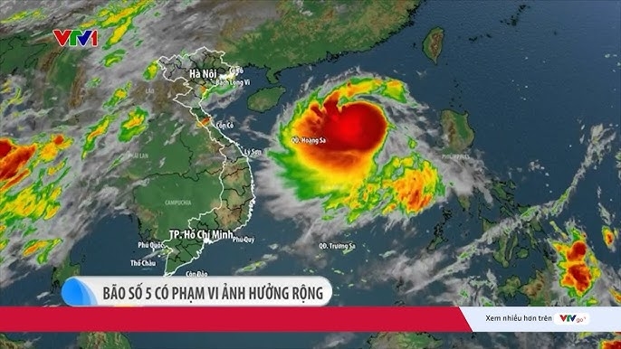 Bão số 5, bão YAGI, sức gió bão, dự báo bão, mưa lớn miền Trung, bão mạnh Biển Đông, nguy cơ lũ quét sạt lở, cảnh báo thiên tai