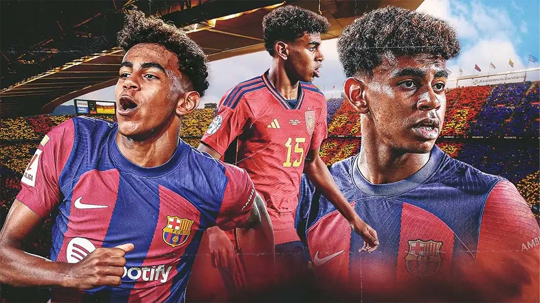 Lamine Yamal, tiểu sử Lamine Yamal, Barcelona, ĐT Tây Ban Nha, La Liga, UEFA Euro 2024, Kopa Trophy, Golden Boy