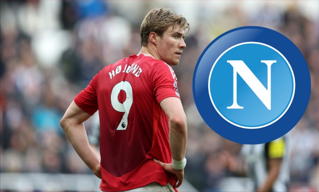 Hojlund rời MU, Hojlund sang Napoli, Hojlund chuyển nhượng, Rasmus Hojlund MU, Napoli chiêu mộ Hojlund