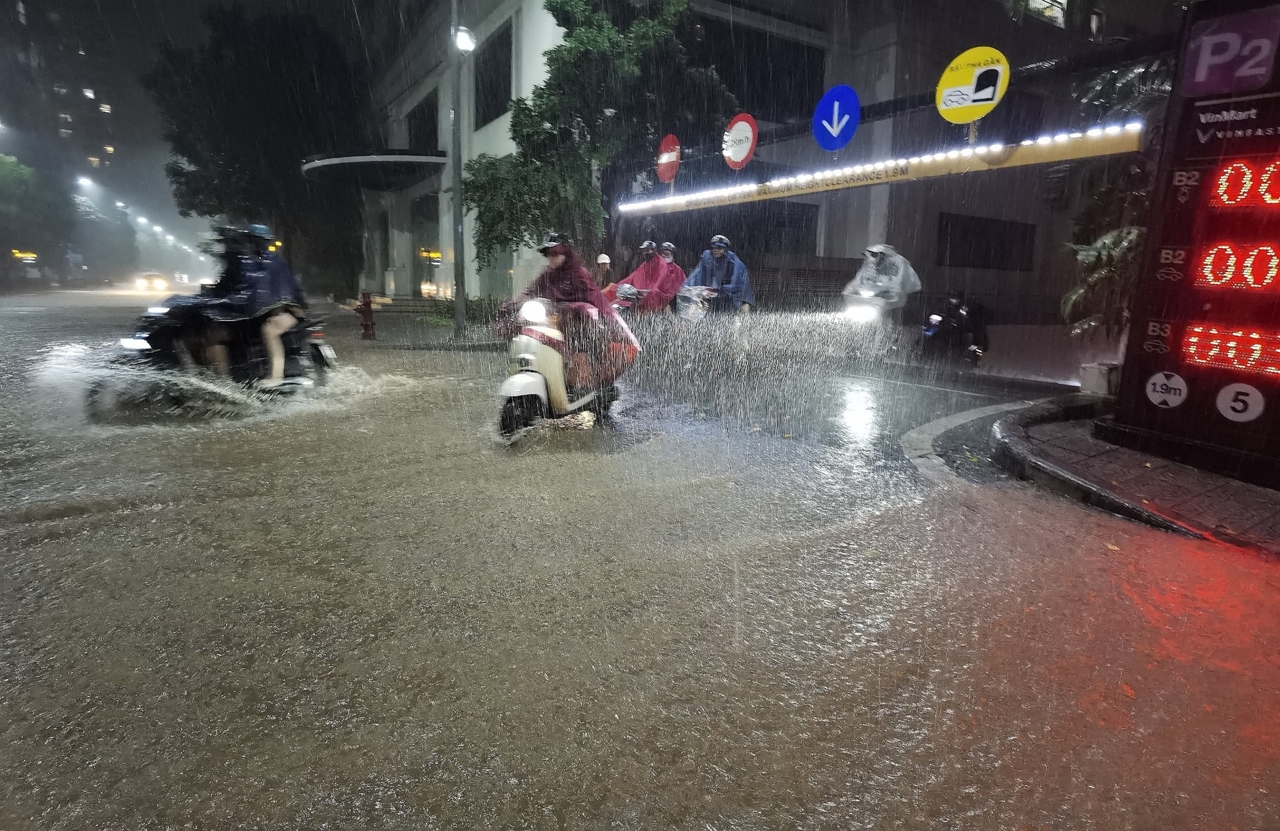 Hà Nội mưa lớn, dự báo thời tiết, ngập úng, lũ quét, Quốc khánh 2/9