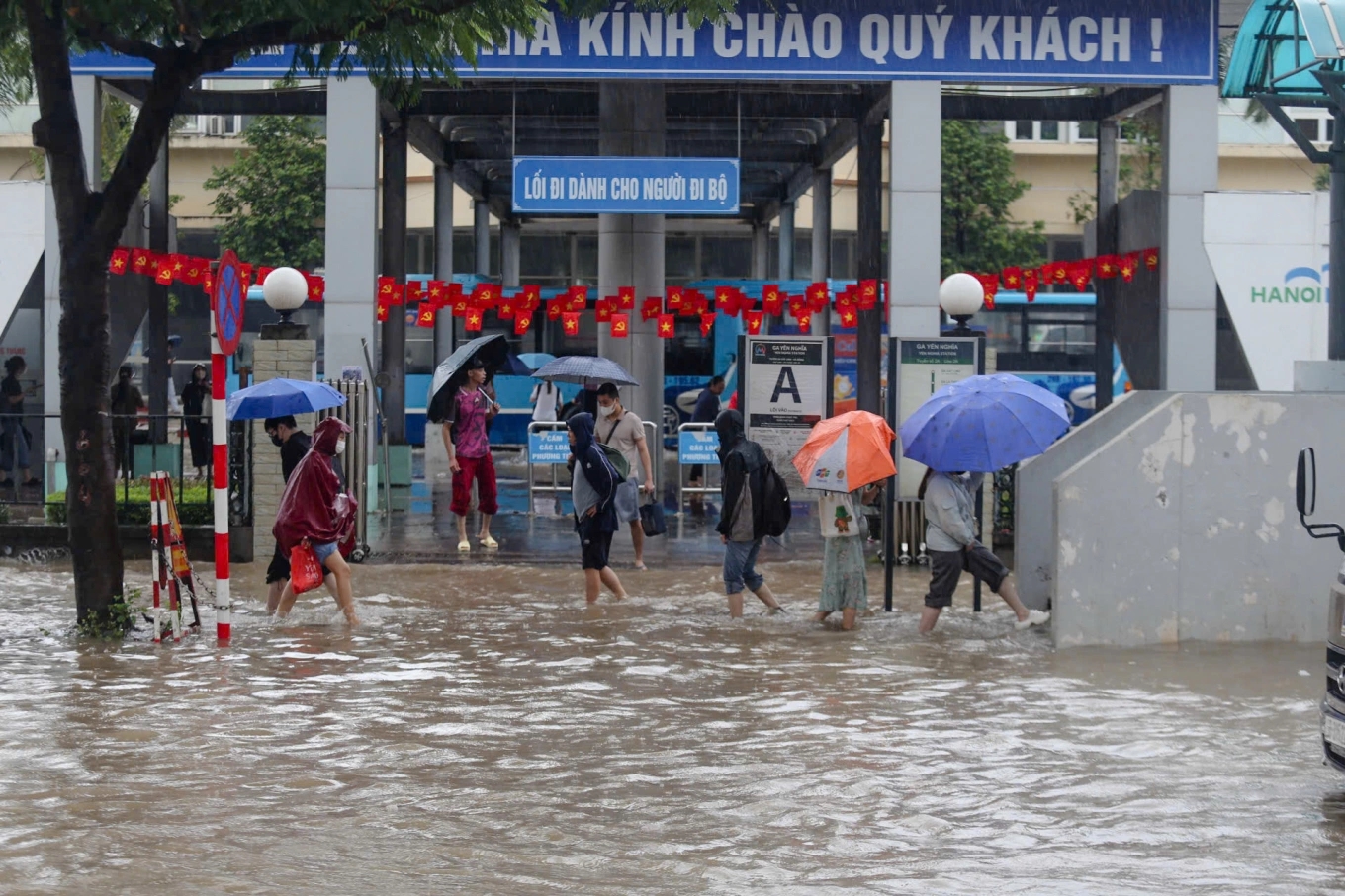 Hà Nội mưa lớn, dự báo thời tiết, ngập úng, lũ quét, Quốc khánh 2/9
