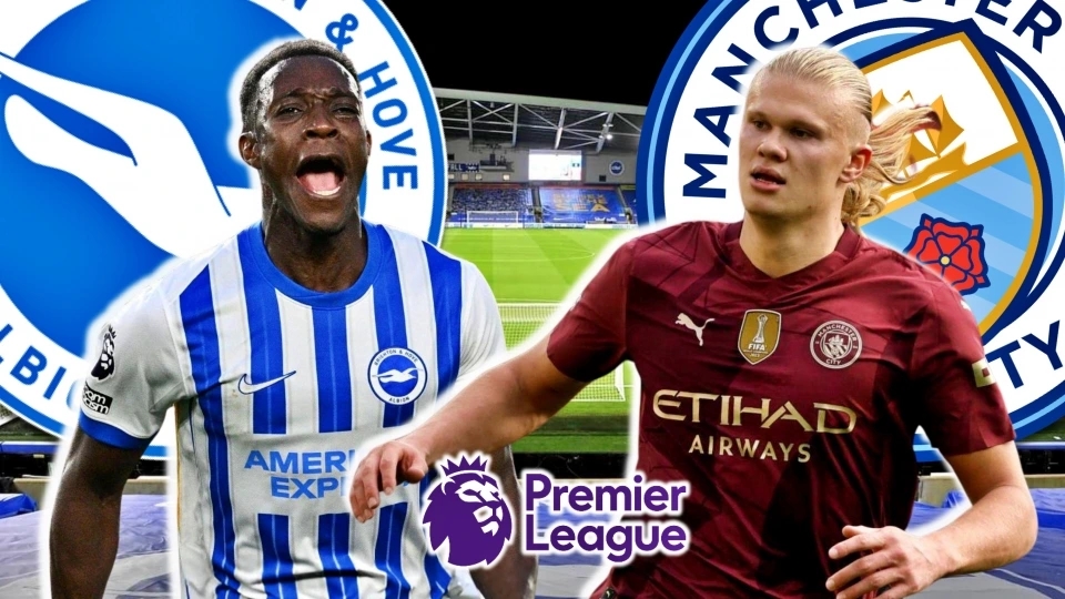 Xem trực tiếp Brighton vs Man City, link xem Brighton vs Man City, kênh phát sóng Brighton vs Man City, Ngoại hạng Anh, Brighton vs Man City live, K+ Sport