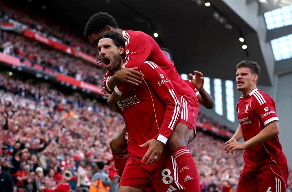 Liverpool, Arsenal, Szoboszlai, Ngoại hạng Anh, đá phạt Liverpool