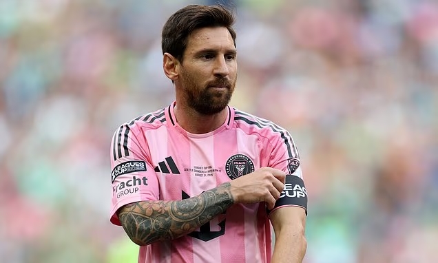Messi Inter Miami, Leagues Cup 2025, Seattle Sounders, Messi sút hỏng, Inter Miami thua chung kết