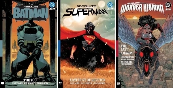 Absolute Universe, DC Comics, Batman, Superman, Wonder Woman, truyện tranh siêu anh hùng, manga