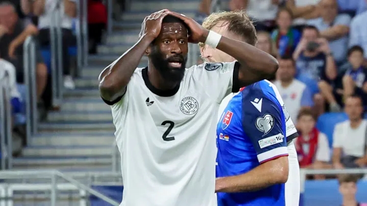 Thảm họa Rudiger, tuyển Đức, Slovakia vs Đức, vòng loại World Cup 2026, Julian Nagelsmann