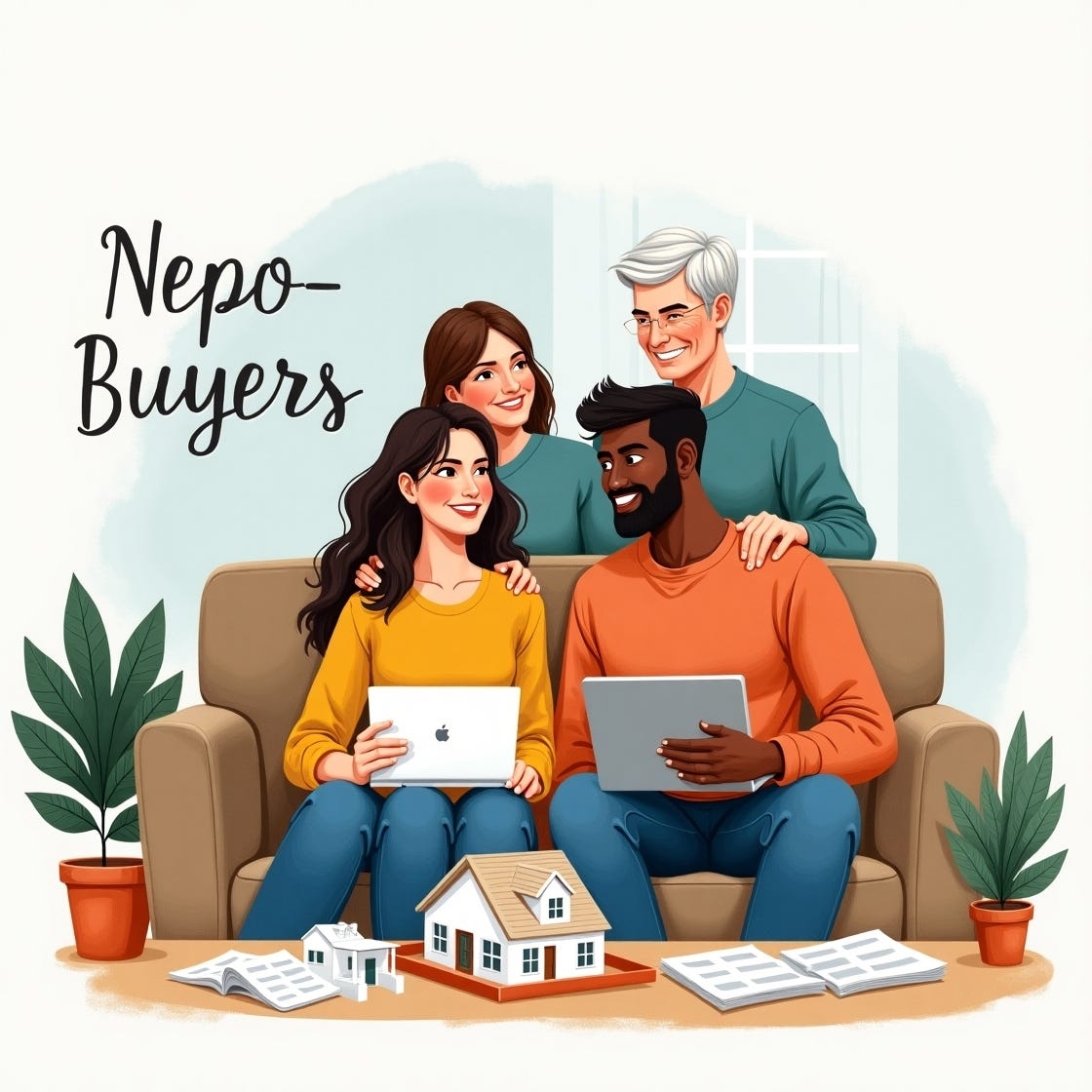 Người mua nhà nhờ cha mẹ, nepo homebuyer, thị trường bất động sản Mỹ, mua nhà lần đầu, hỗ trợ tài chính gia đình