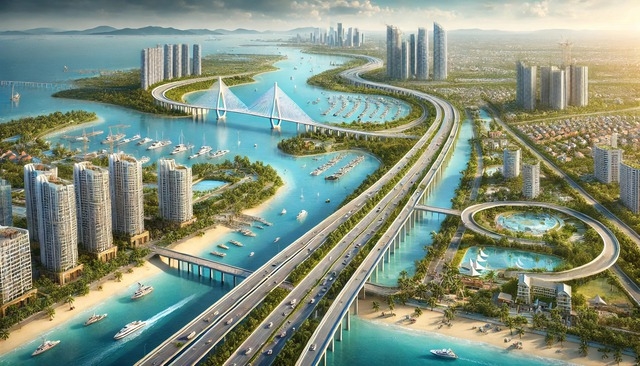 Đô thị lấn biển Cần Giờ, Vinhomes Green Paradise, siêu dự án Vingroup, bất động sản TP.HCM, tòa tháp 108 tầng