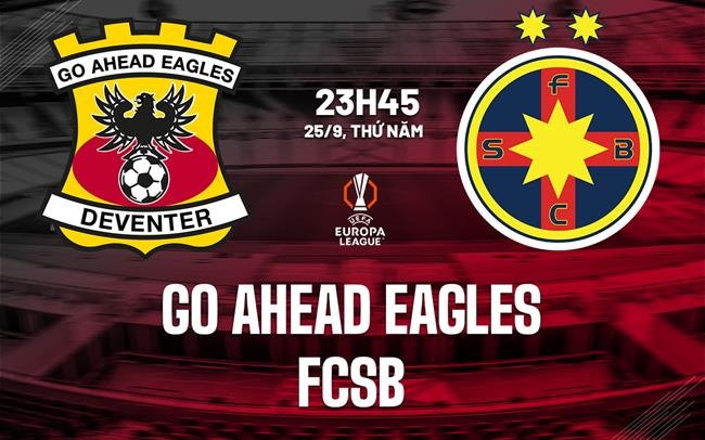 Go Ahead Eagles vs FCSB, nhận định Go Ahead Eagles vs FCSB, dự đoán Europa League 2025/26, bóng đá châu Âu, tỷ số Go Ahead Eagles vs FCSB