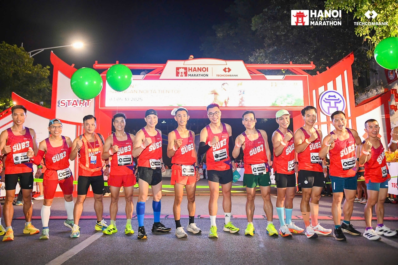 Trực tiếp Giải Marathon Quốc tế Hà Nội Techcombank 2025, Marathon Hà Nội 2025, Techcombank Marathon, chạy bộ Hà Nội