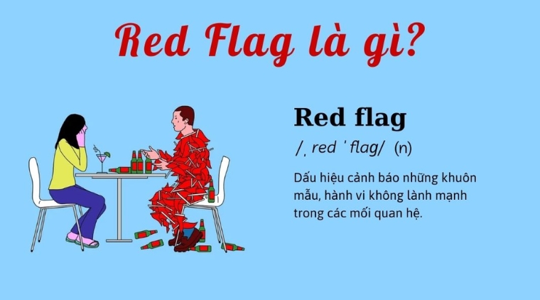 Cờ đỏ là gì, cờ xanh là gì, red flag, green flag, ngôn ngữ Gen Z, Đảo thiên đường, Michael Trương, xu hướng Gen Z