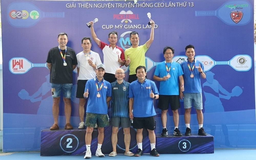 pickleball thiện nguyện, cúp mỹ giang land