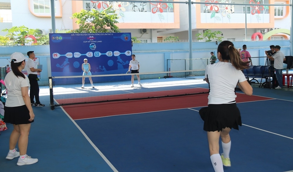 pickleball thiện nguyện, cúp mỹ giang land