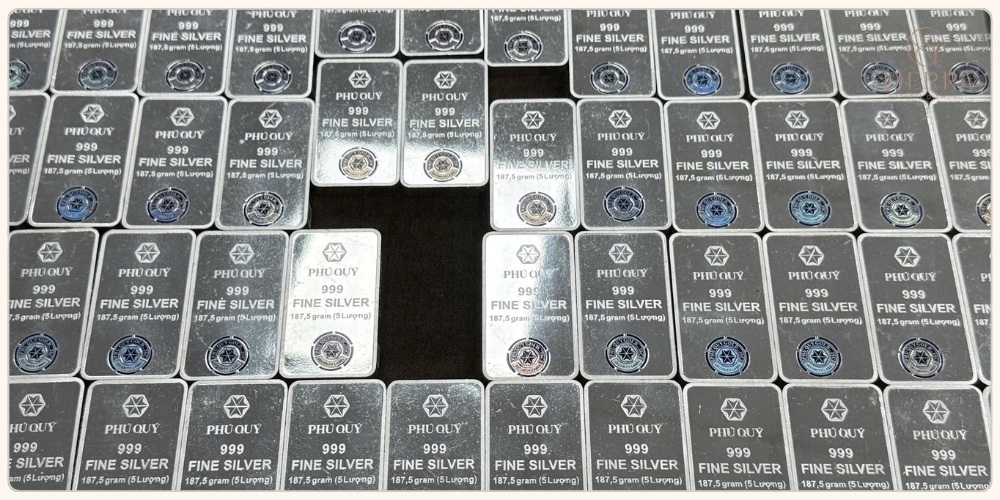 giá bạc 19/10/2025, giá bạc Phú Quý, giá bạc hôm nay, giá bạc trong nước, giá bạc thế giới, bạc 9999, giá bạc giảm