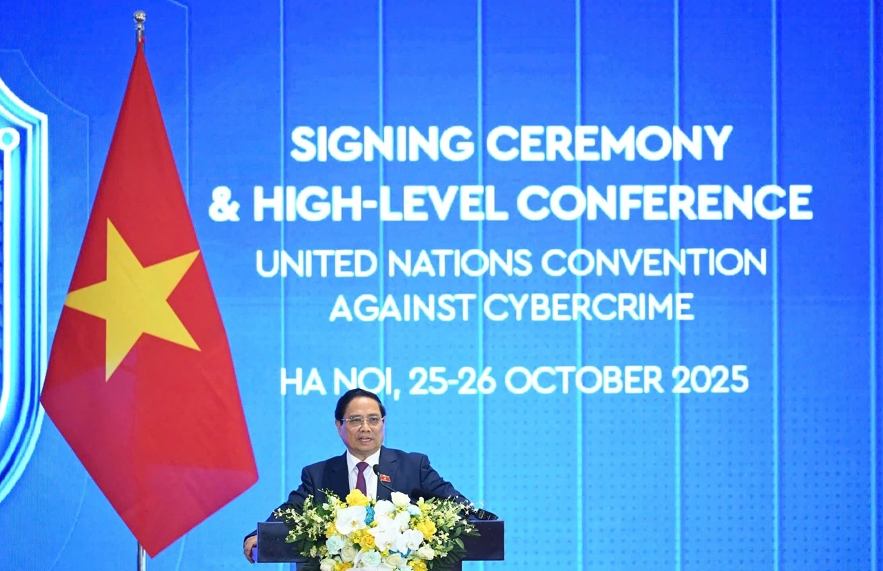 Công ước Hà Nội, Việt Nam, an ninh mạng, Liên Hợp Quốc, Thủ tướng Phạm Minh Chính, hợp tác quốc tế, uy tín toàn cầu