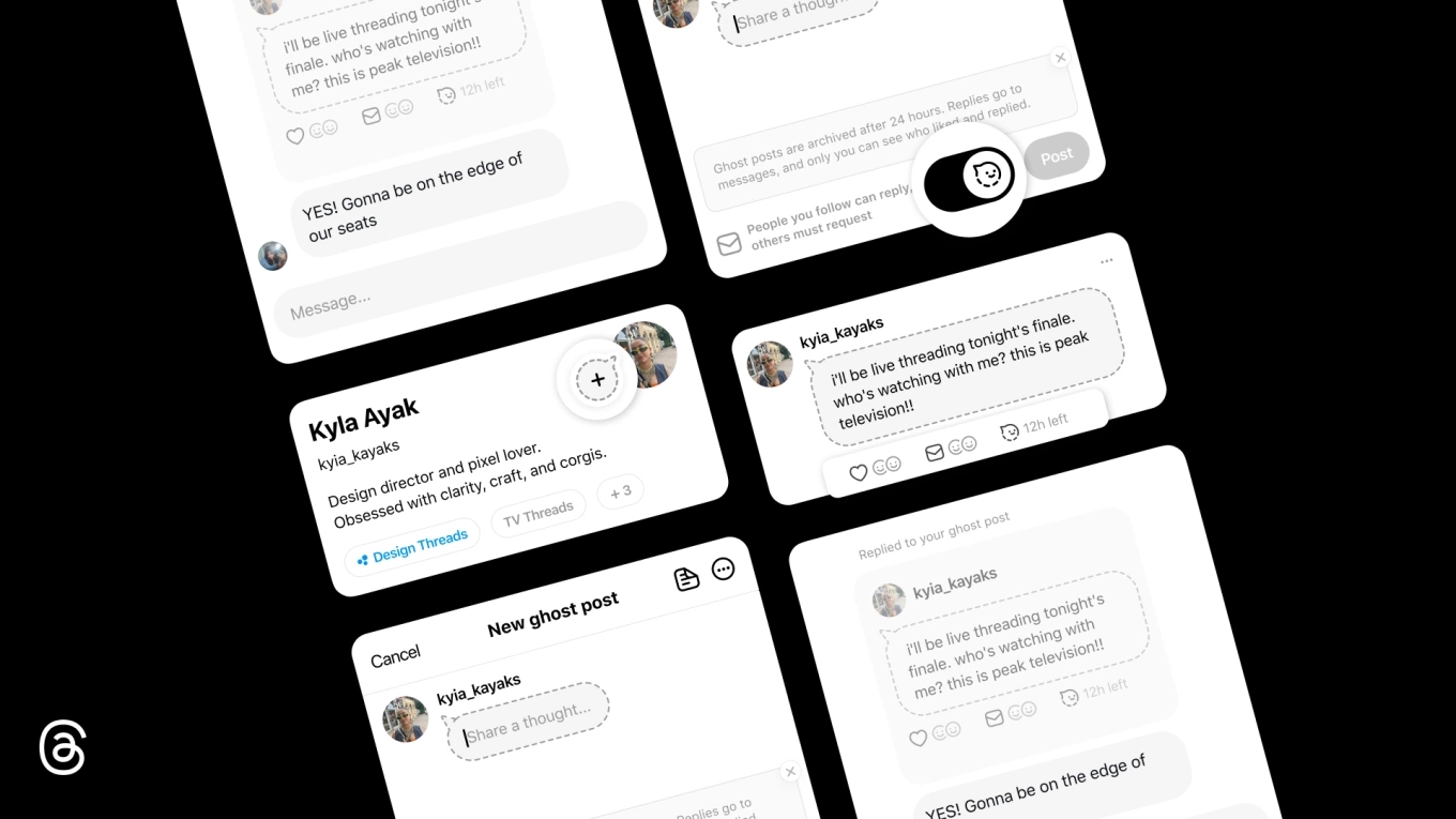 Threads, Meta, bài đăng ma, ghost post, mạng xã hội, X của Elon Musk, tính năng mới Threads