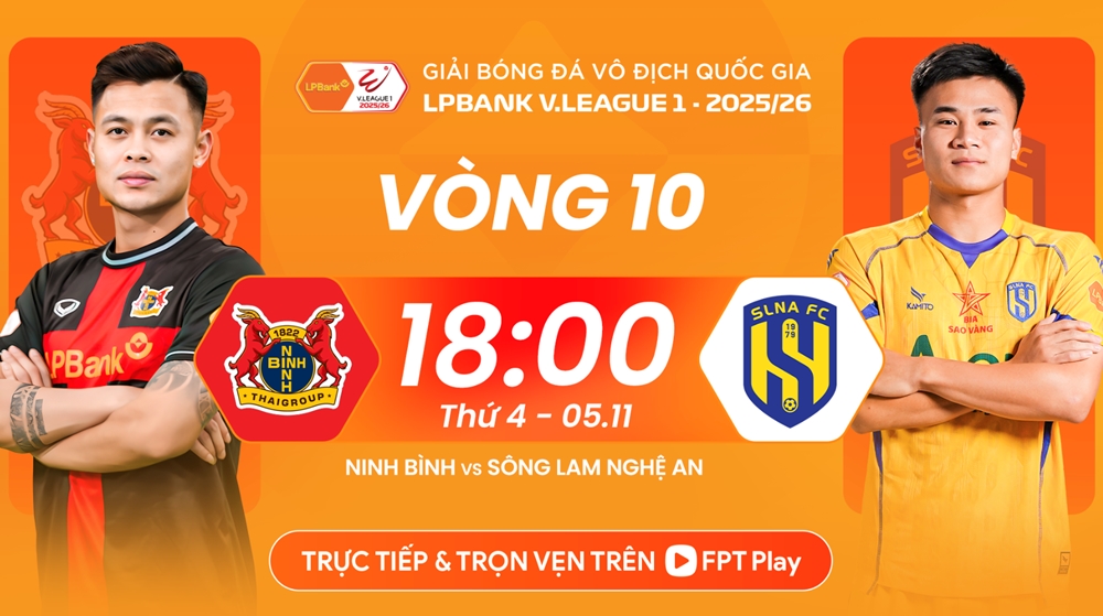 link xem trực tiếp Ninh Bình vs SLNA, Ninh Bình vs Sông Lam Nghệ An, trực tiếp V.League hôm nay, link xem bóng đá FPT Play, VTV5, MyTV, TV360, SCTV